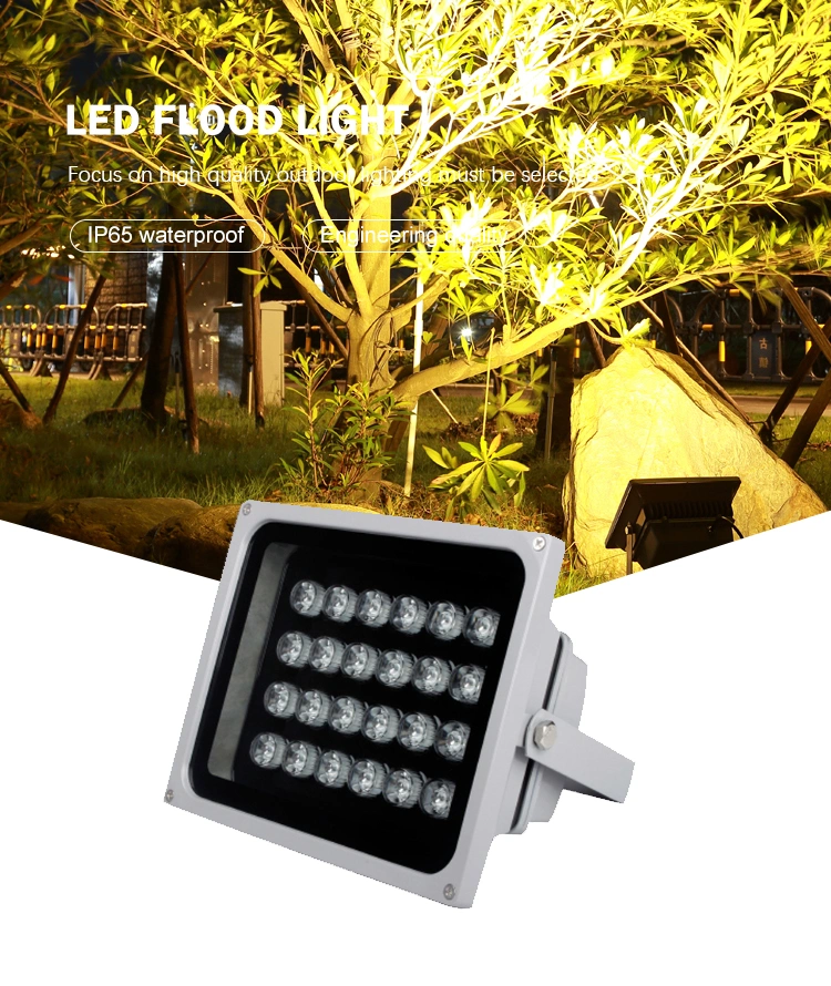 30wled Flood Light Luminaires for Parks, Squares, Gardens, Yards, Buildings