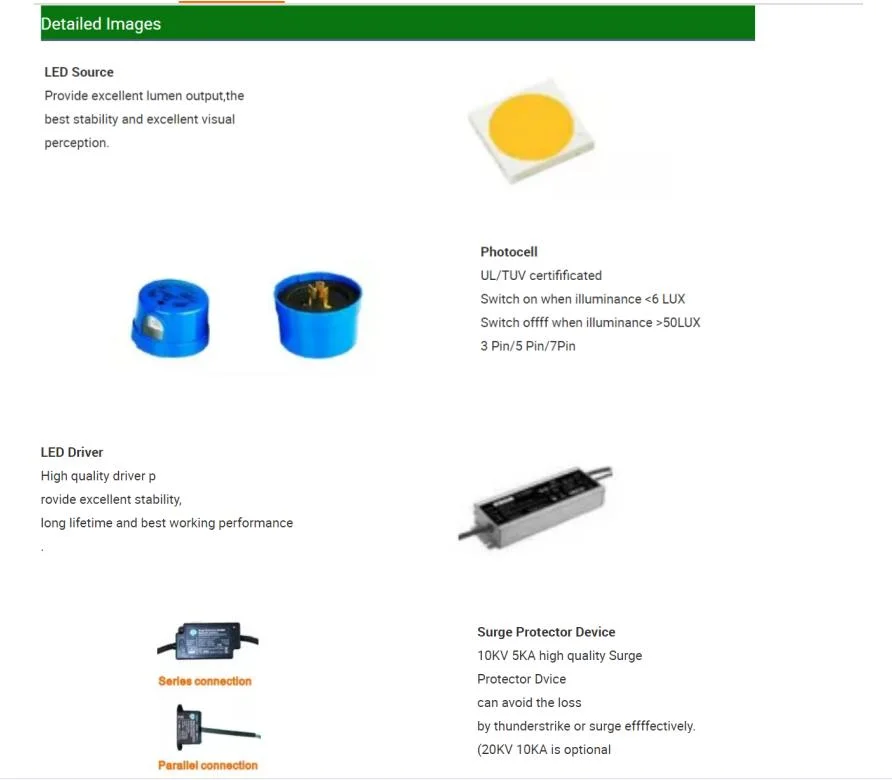 OEM ODM Die Casting Aluminum 30-250W LED Street Light Manufacturer Outdoor Light for Garden Parking Lot Park Road Street LED Street Luminaire